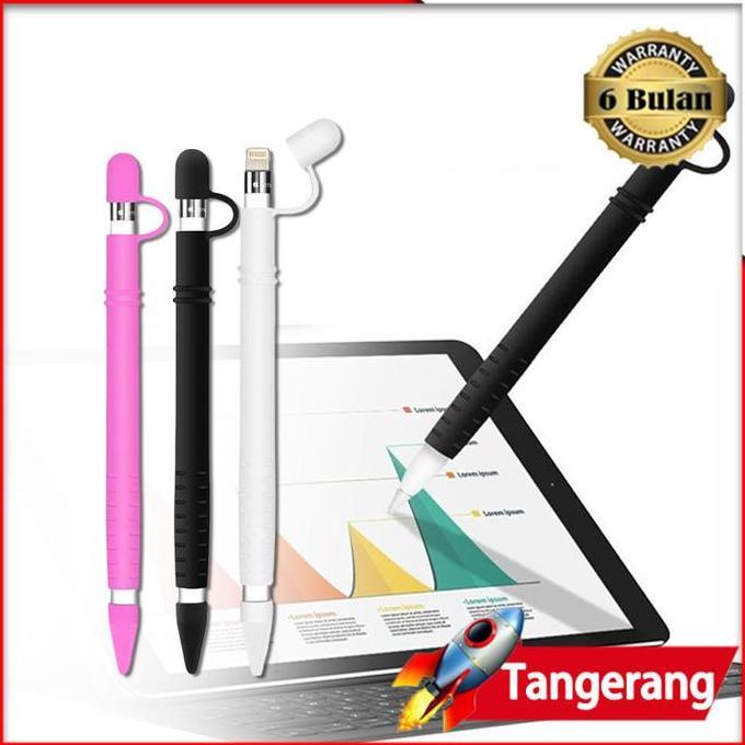 CHONELIO Apple Pencil Sleeve Silicone Case Apple Pencil untuk Apple Pencil Generasi Pertama