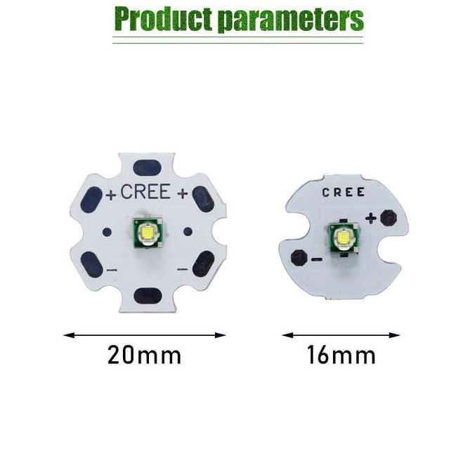 EXQWISITE Lampu LED CREE 3W 3WATT Putih 6500K 3535 XPE HPL XML XMK LED HPL CREE T6 3WATT Putih Flash
