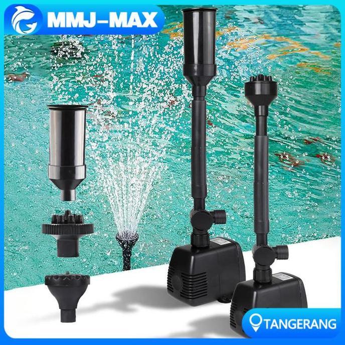 BLAZONE Pompa Air Mancur Kolam Koi 7 Meter Mesin Air Terjun Dengan Kabel Panjang Untuk Dekorasi Tama