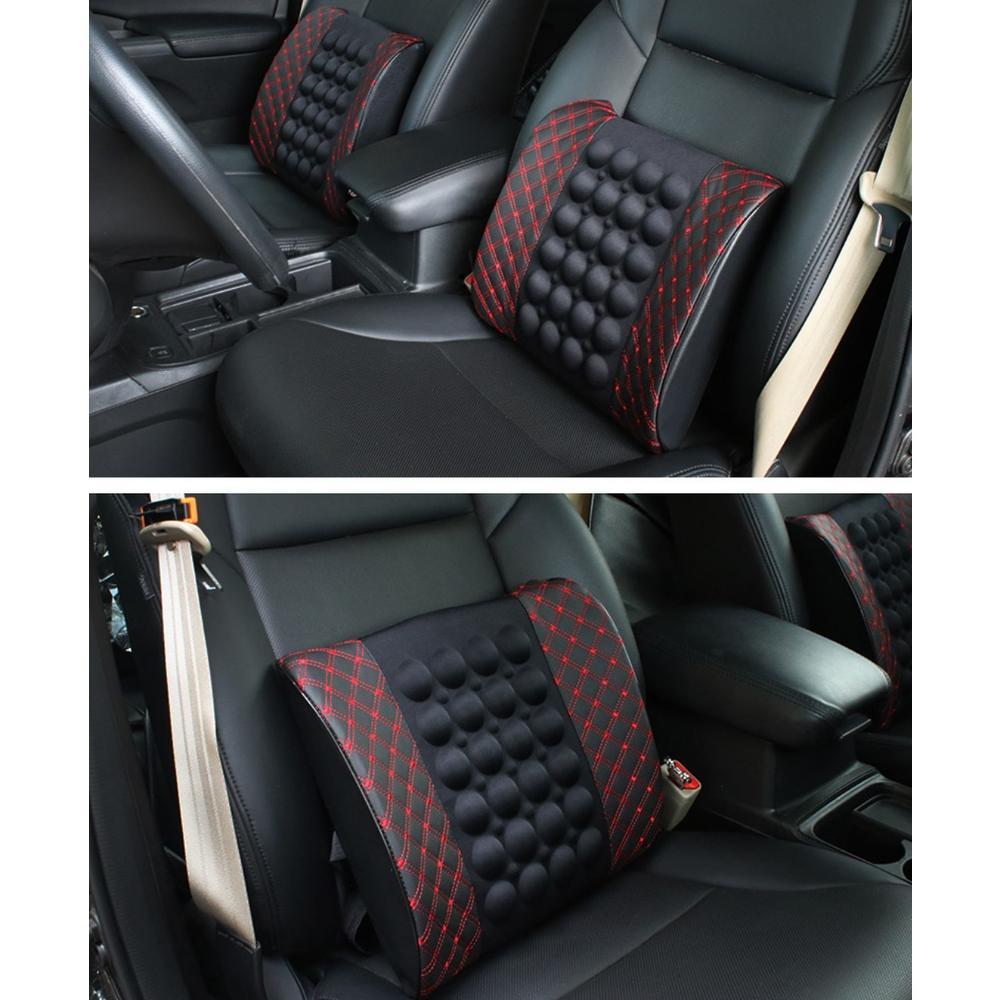 NEW Bantal Pijat Sandaran Punggung mobil Elektrik Getaran