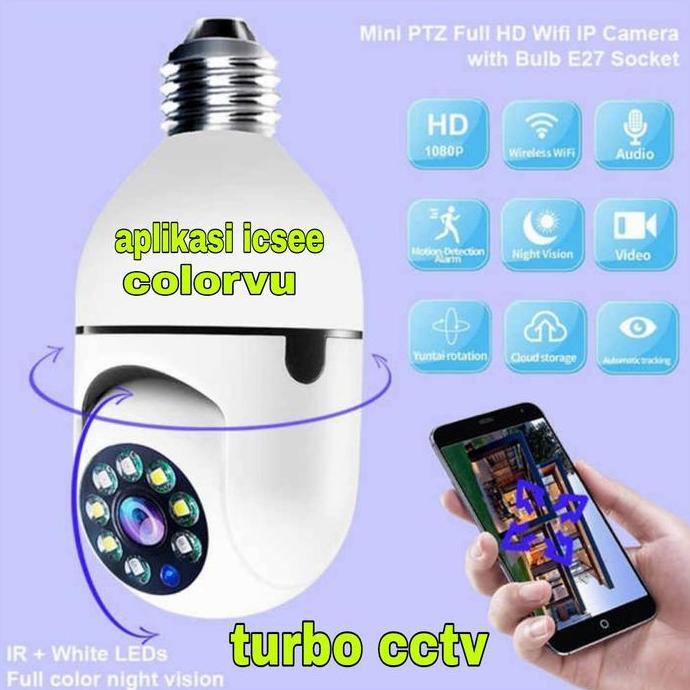 SPC CCTV wifi Bohlam IP Camera Panorama 1.3MP