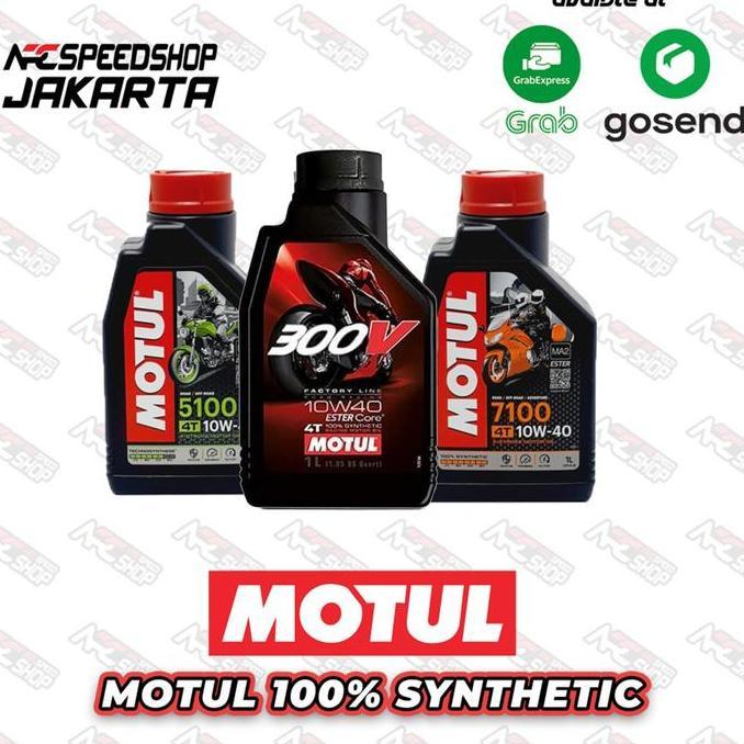 Olinow- Oli Motul Full Synthetic 7100 10W-40 / Tech 5100 10W-40 / 300V Zx25R Rr Zx6R Zx636 Zx10R Rr 