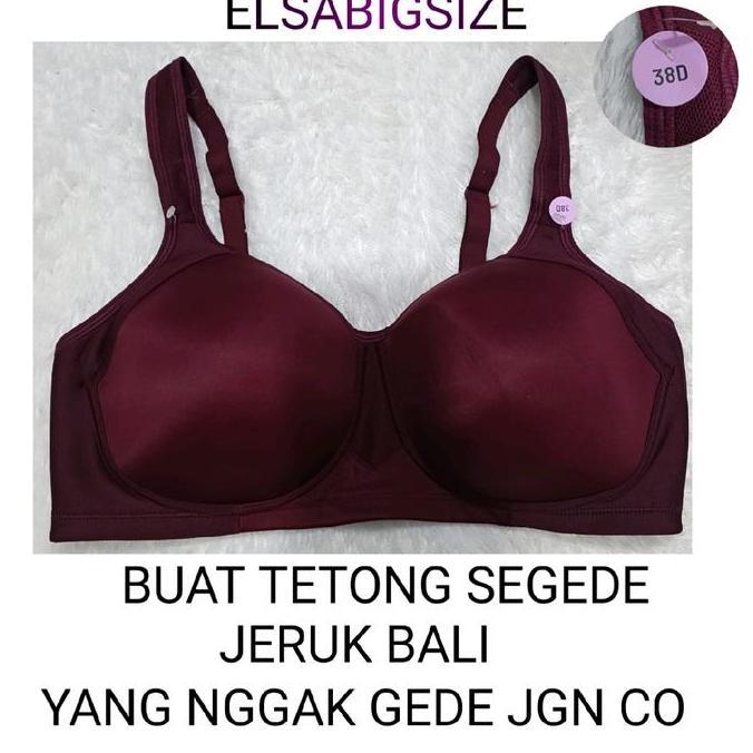Wagee- Bra Super Jumbo Tanpa Kawat 38D,38Dd,40D,40Dd,40C,42D,42Dd,42C,44C