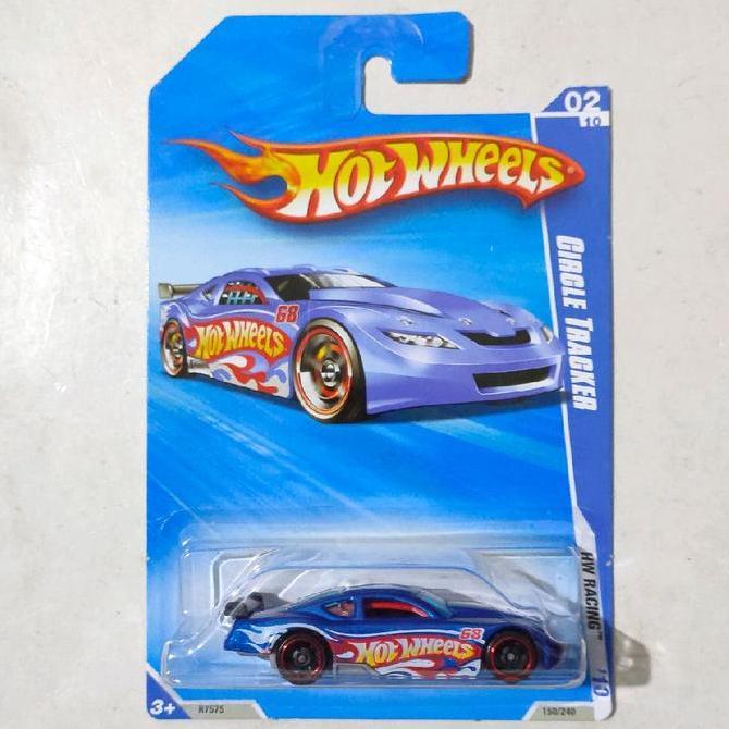 Hotwheels Hot Wheels Circle Tracker biru 2010 HW Racing blue card