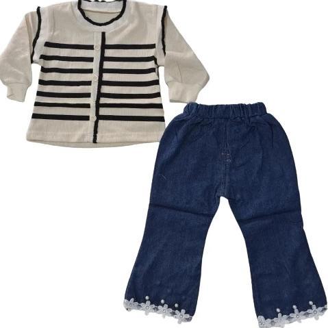 New Setelan Baju Anak Perempuan 1-4 Tahun / Setelan Baju Anak Cewe  /Setelan Baju Rajut Anak Perempu
