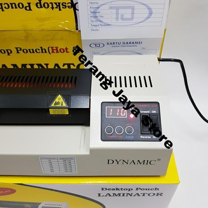 Flestrik- Mesin Laminating Dynamic 330 Mesin Laminating Dynamic 330Led Mesin Laminating A3 Dynamic 3