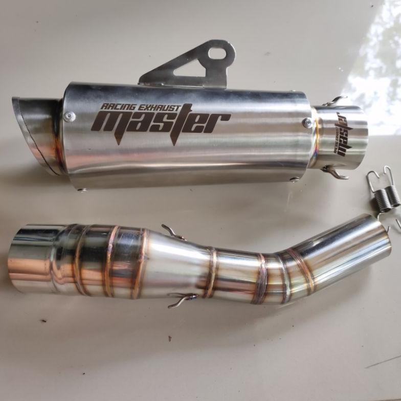 New Knalpot Racing Original Master Racing Jp One Titan Plus Slip On Cbr150R Facelift New Cb150R Ninj