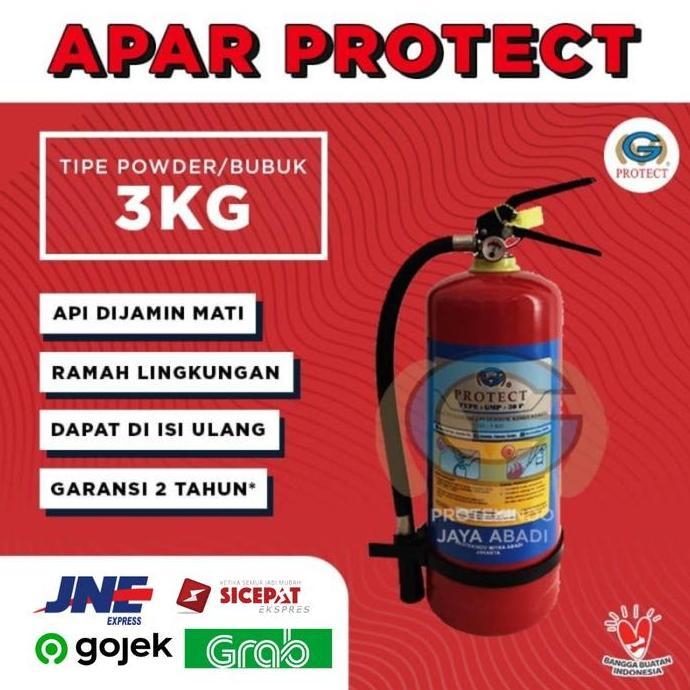 APAR 3kg PROTECT / APAR Powder 3 kg / Alat Pemadam Api / Tabung APAR pasti murah