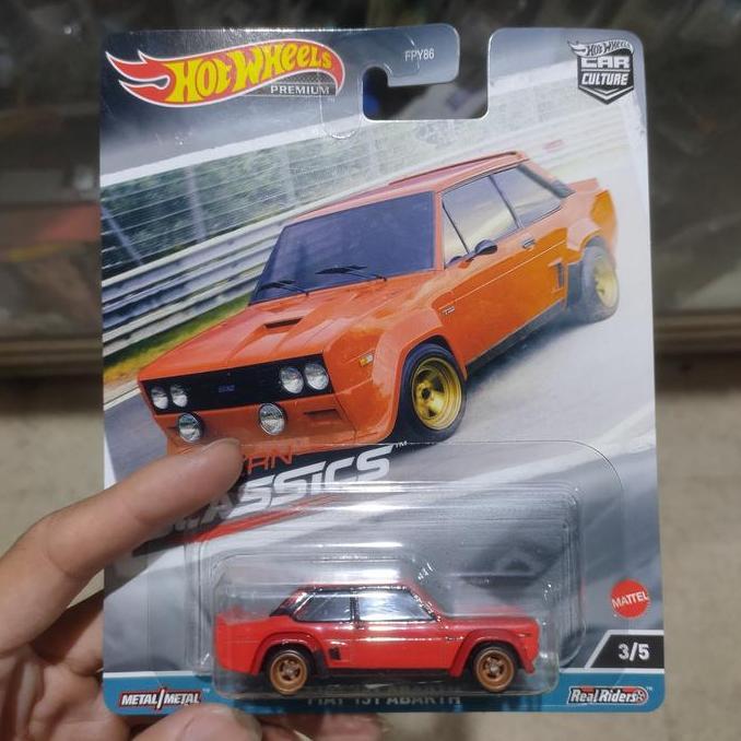 hot wheels modern classic fiat 131 abarth merah
