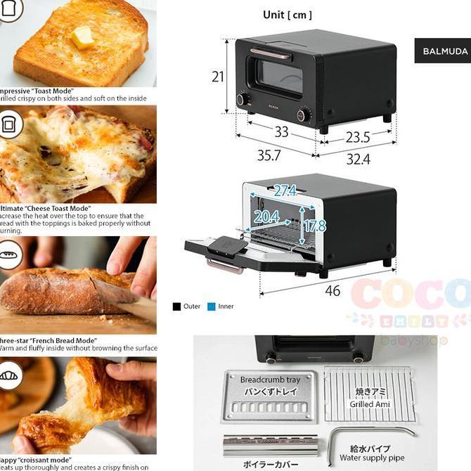 Pre-order BALMUDA Pro New Upgraded The Toaster Steam Oven Toaster with Salamander mode HM