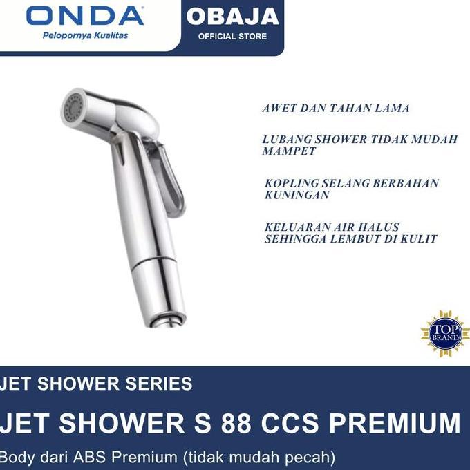 Jet Shower S 88 CCS Onda / Jet Shower Onda / Shower Cebok Onda S 88 CCS