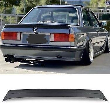 Rear Spoiler Bmw E30 Mtech 1 Sedan Coupe Cabrio (1983-1993) Plastik Abs Import Asli