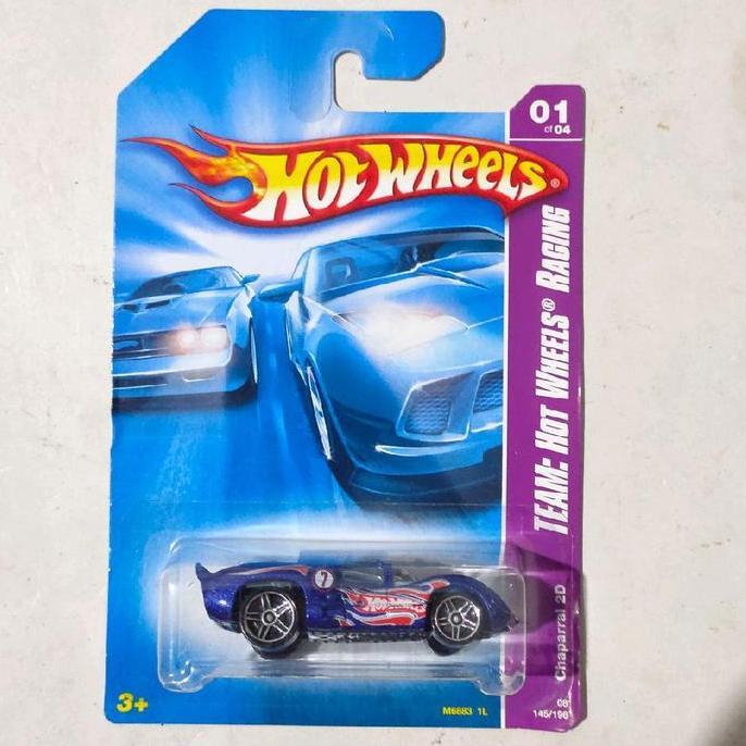 Hotwheels Hot Wheels Chaparral 2 D 2D biru 2008 HW Racing rare