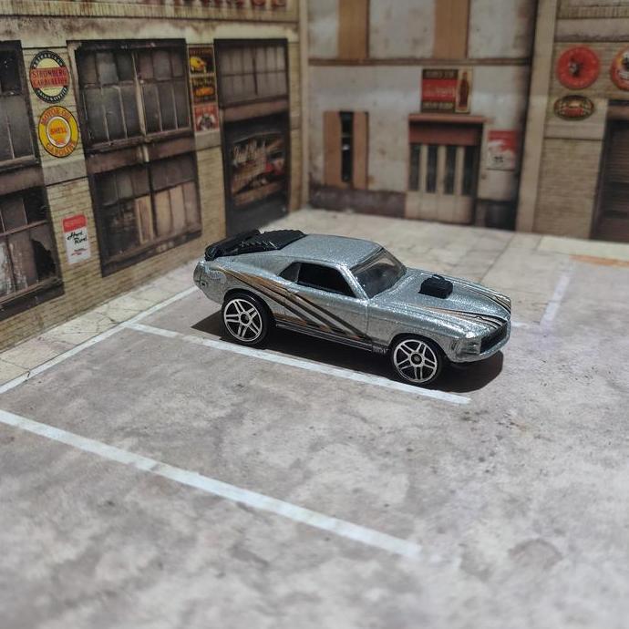 hot wheels mustang mach 1 silver loose