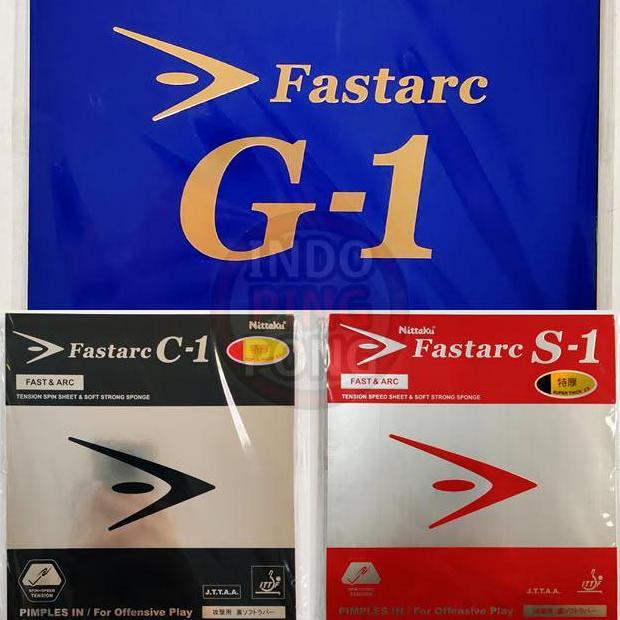 BEBAS ONGKIR - Nittaku FastArc G1 C1 S1 2.0 2.2 Max Super Thick Fast Arc G-1 C-1 S-1