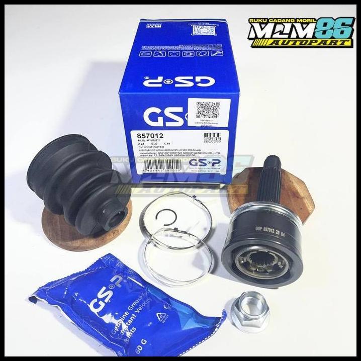 GRATIS ONGKIR CV JOINT OUTER DRIVE SHAFT LUAR KANAN / KIRI SUZUKI KARIMUN ESTILO NEW GSP 857012 
