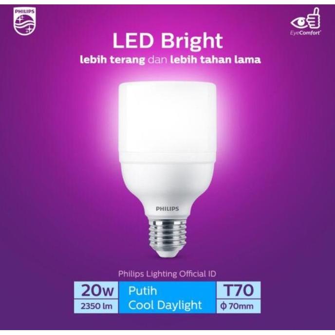 Ready Lampu bohlam LED bright philips 20watt. Bohlam LED bright philis 20w