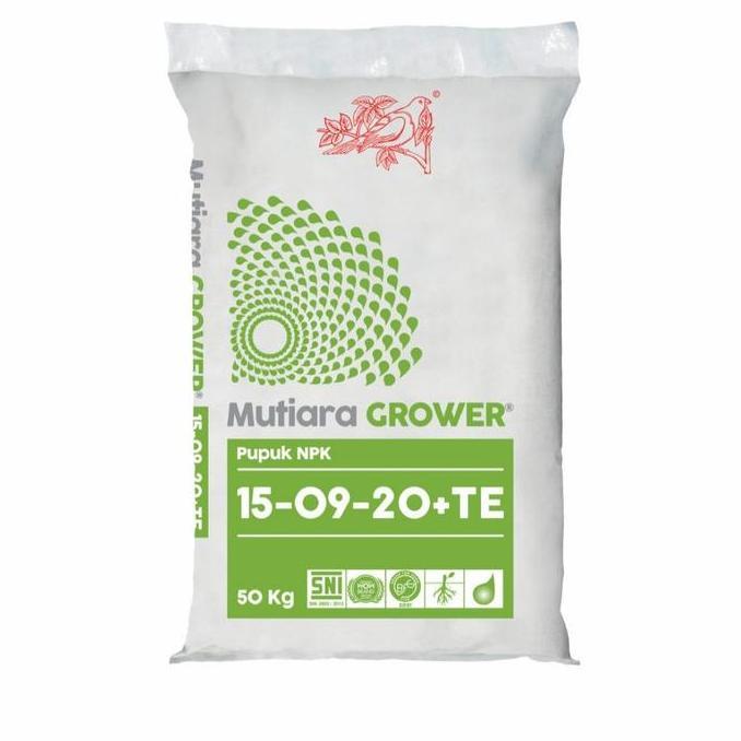 PUPUK NPK GROWER 50 KG 15-09-20 ORIGINAL KEMASAN PABRIK