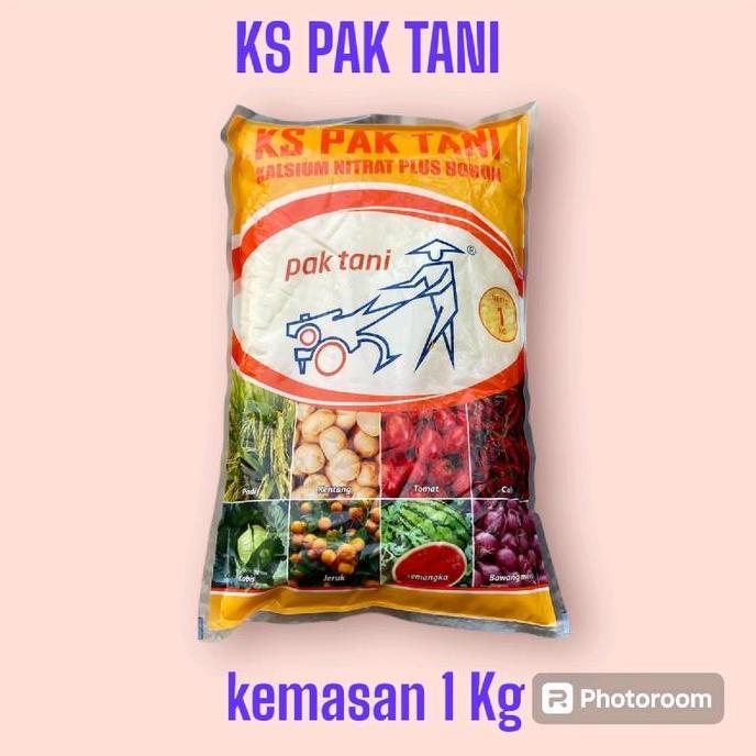 PUPUK KS PAK TANI KEMASAN 1 KG KALSIUM NITRAT PLUS BORON
