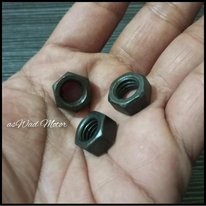 TERBARU (5PCS)MUR DRAT KASAR M6 K10 UNIVERSAL / MUR KASAR / NUT ONLY HEXAGON DRAT KASAR !!!!