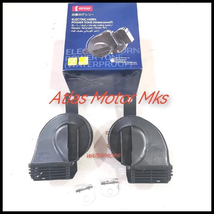 HOT DEAL [1SET][WATERPROOF] KLAKSON KEONG DENSO 12VOLT ORIGINAL DENSO WATERPROOF UNTUK MOBIL DAN MOT