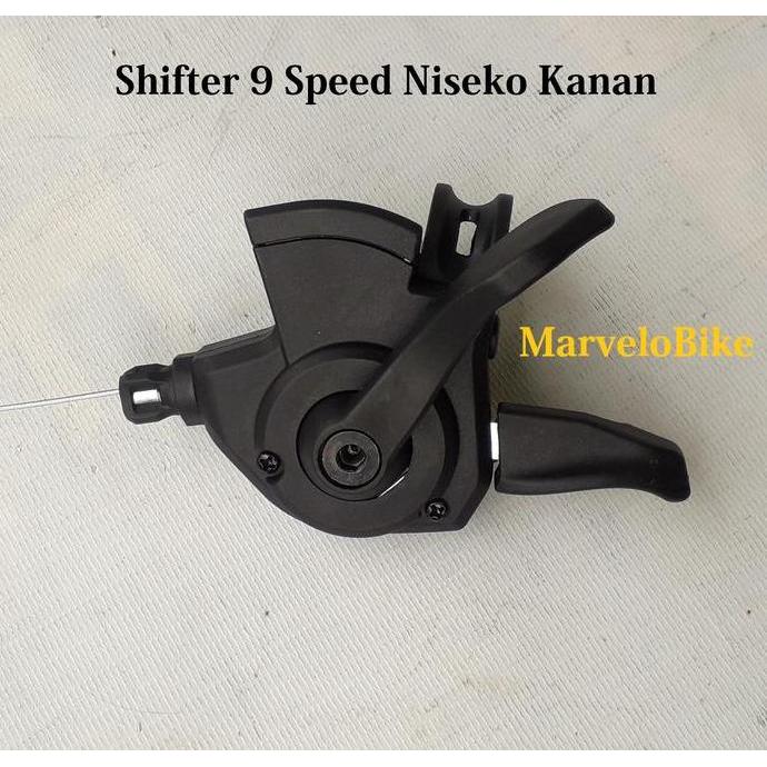 Shifter Operan Gigi Sepeda MTB Seli 9 Speed Niseko NR9 Kanan