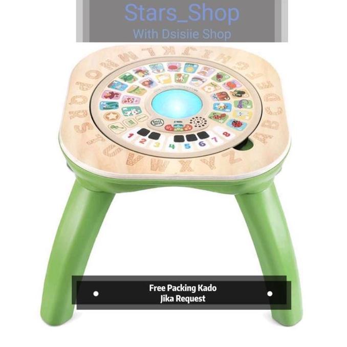 TERLARIS LEAPFROG ABCS & ACTIVITIES WOODEN TABLE ORINAL / MAINAN EDUKASI