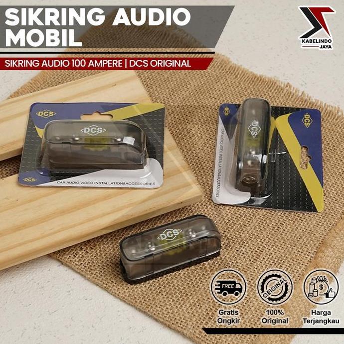 DCSSikring Audio Mobil DCS / Sekring Sound Car / Fuse Holder 100 Ampere
