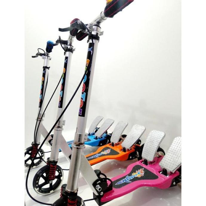 TERLARIS SKUTER GENJOT ANAK / MAINAN SKUTER O DUAL PEDAL VITA / SCOOTER PEDAL BESAR BESI