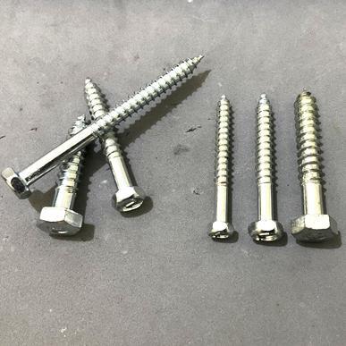 3/8 x 4" Inch Lag Screw Deskrup Baut Sekrup Kayu Fisher Kunci 14