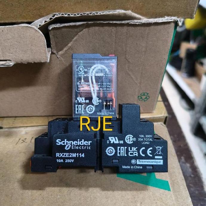 Relay Rxm4Ab2P7+ Socket Rxze2M114 Schneider 230Vac Best Quality