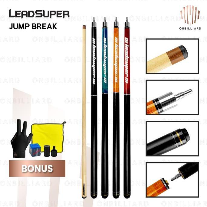 LEADSUPER Jump Break Cue Stick Billiard JumpBreak
