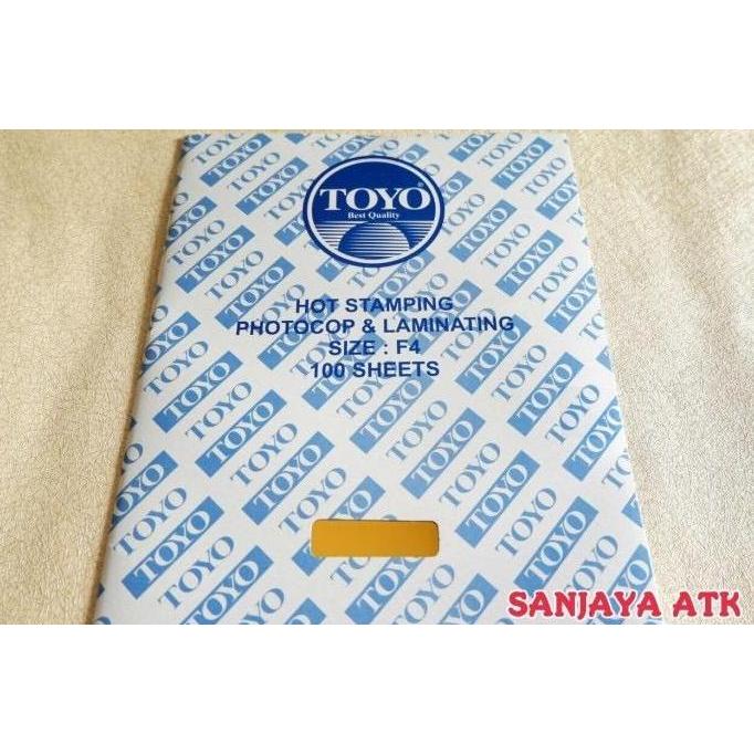 Xfood- Toyo Foil Plastik Emas Hot Stamping Gold