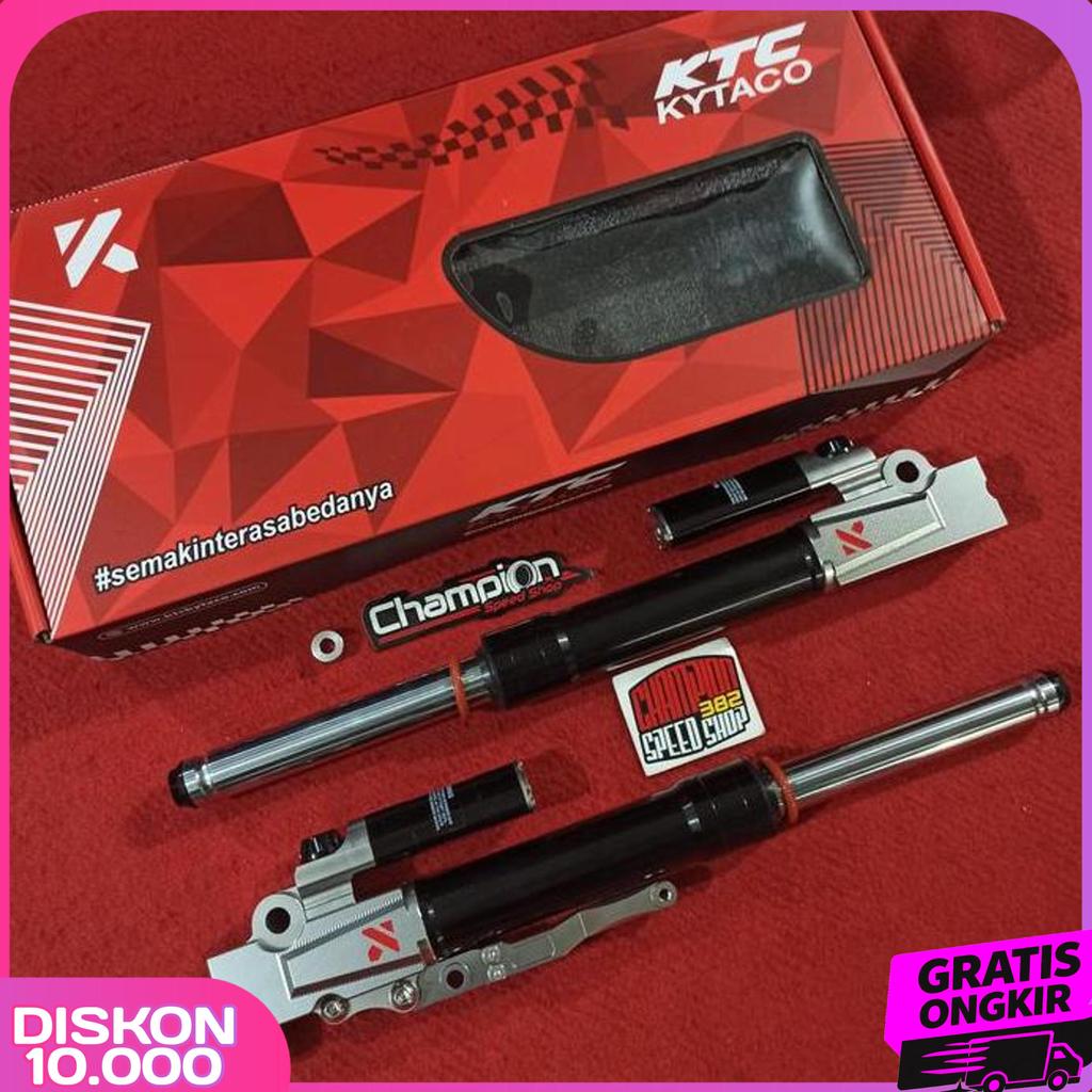 Shock Shockbreaker Depan Ktc Kytaco Black Scoopy Beat Fi Esp Karbu