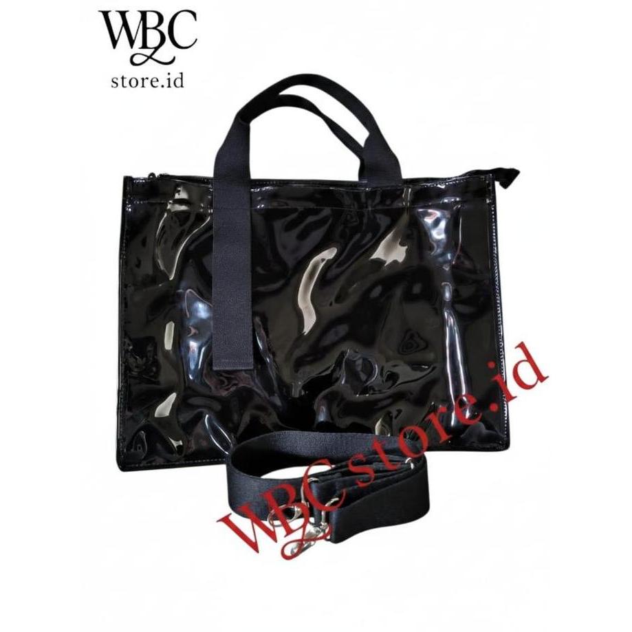 Tas Wanita Tas Wanita Mika Pvc Jelly Transparan Konser Kpop Selempang Ukuran Besar