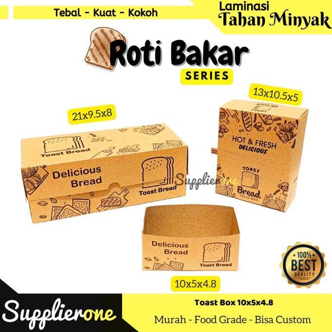 Xfood- Dus Roti Bakar Bandung Pack / Box Roti Bakar / Kemasan Roti Bakar