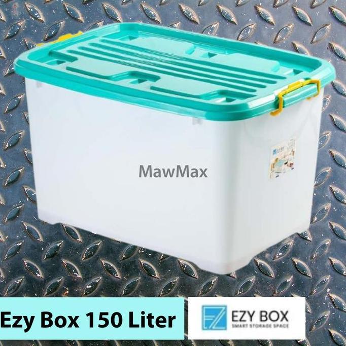 Promo Container Box 150 Liter Besar Tebal Kuat Tahan Banting Ezy Box EZ-150 Diskon