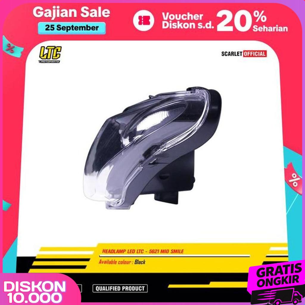 Ltc Headlamp Lampu Depan Led 5621 Motor Mio Smile
