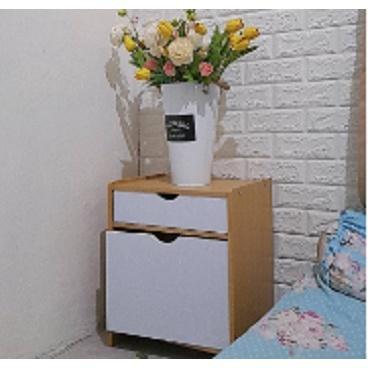 Meja Nakas Mini Bedside Table Meja Kamar Tidur Minimalis Meja Nakas Portable Meja Nakas Minimalis