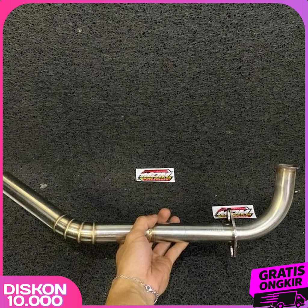 Leheran Knalpot Vario 125/150 Kolong Bending Cacing Ukuran 28-32 Mm