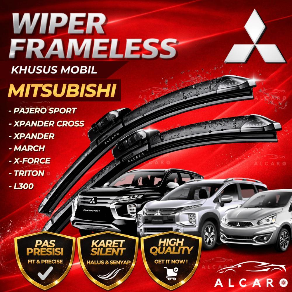 Alcaro Wiper Frameless Premium Mitsubishi Pajero Sport / Xpander / Xpander Cross / March / X-Force /