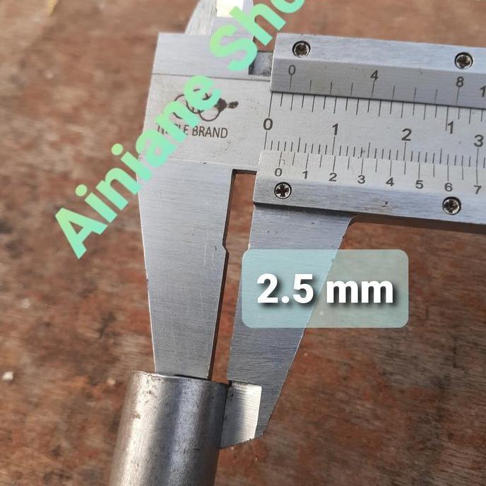 Pipa Besi Seamless Od 15 Mm / Id 10 Mm Tebal 2,5 Mm Panjang 20-100 Cm