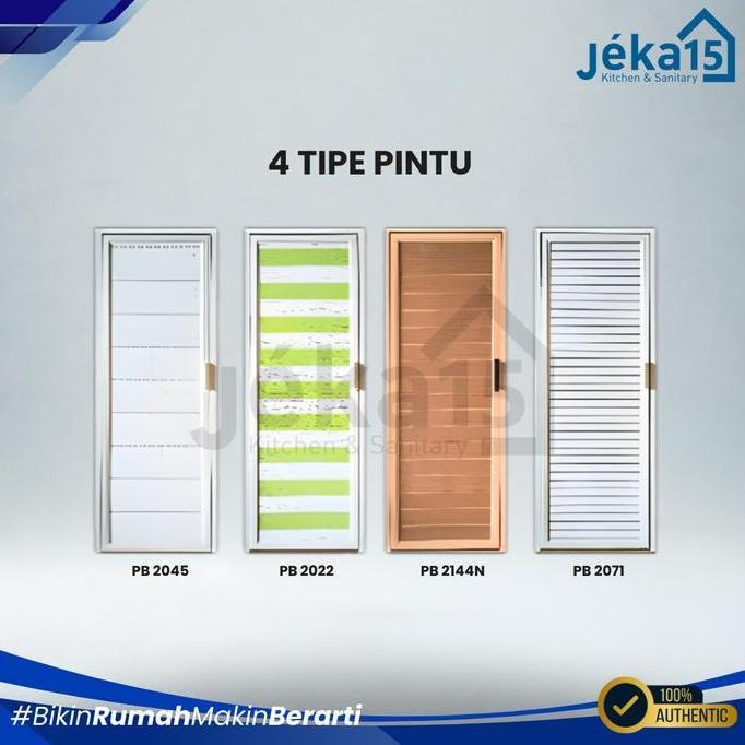 Jeka15 - Pintu Panel | Pintu Kamar Mandi Pvc Plafon | Pintu Kamar Mandi Plastik