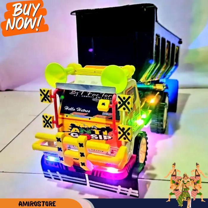 Mobilan Truk Miniatur/ Mainan Anak Dump Truk Besar