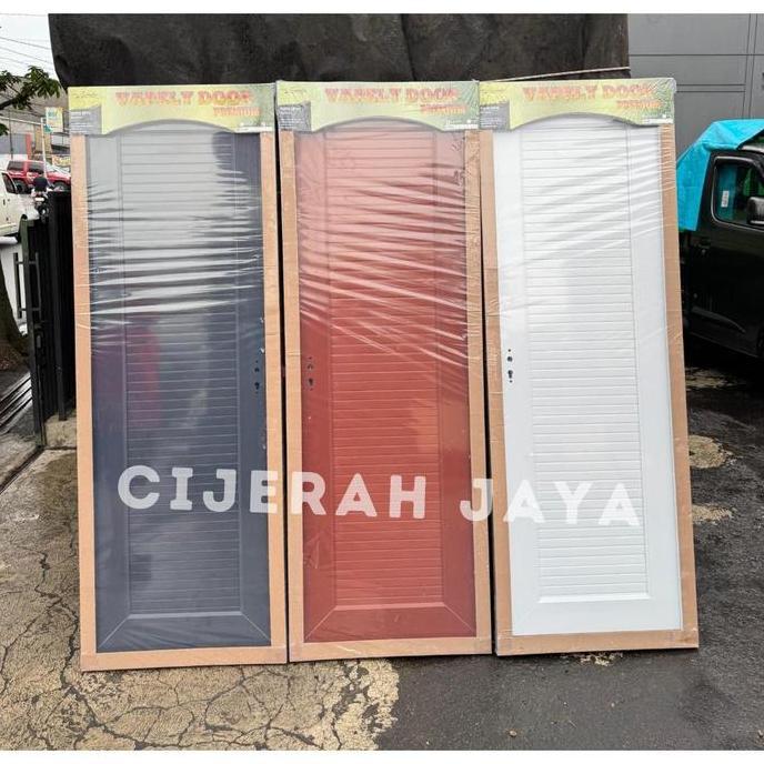 Pintu Upvc Kaca Atas Icepol 70 X 200 Upvc Kamar Mandi+Kusen+Handle
