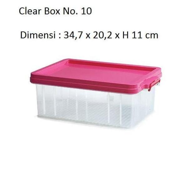 Promo Kotak Box Container serbaguna clear box NO 10 lion star FX-3 FX3 Diskon