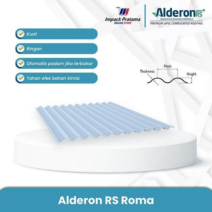 TERLARIS Jual Atap Alderon RS gelombang Roma gratis ongkir