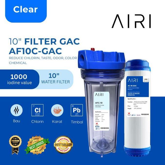 NEW Paket water Filter | Saringan Air sumur | Tanah | tandon | PDAM | PAM Tandon | Toren | AIRI 10 i