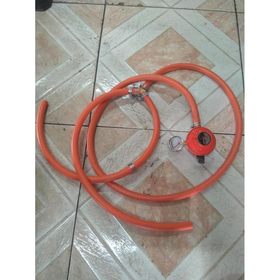 TERBARU - selang oven gas (2meter)/ selang cabang 3 untuk oven gas