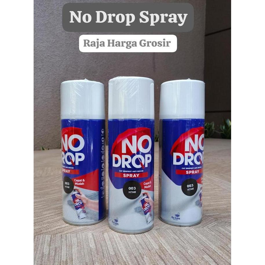Unbopadalaran - Cat No Drop Spray 400cc Hitam Anti Bocor // No Drop Cat Anti Bocor Spray